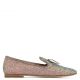 SPACEY Multicolour glitter loafer